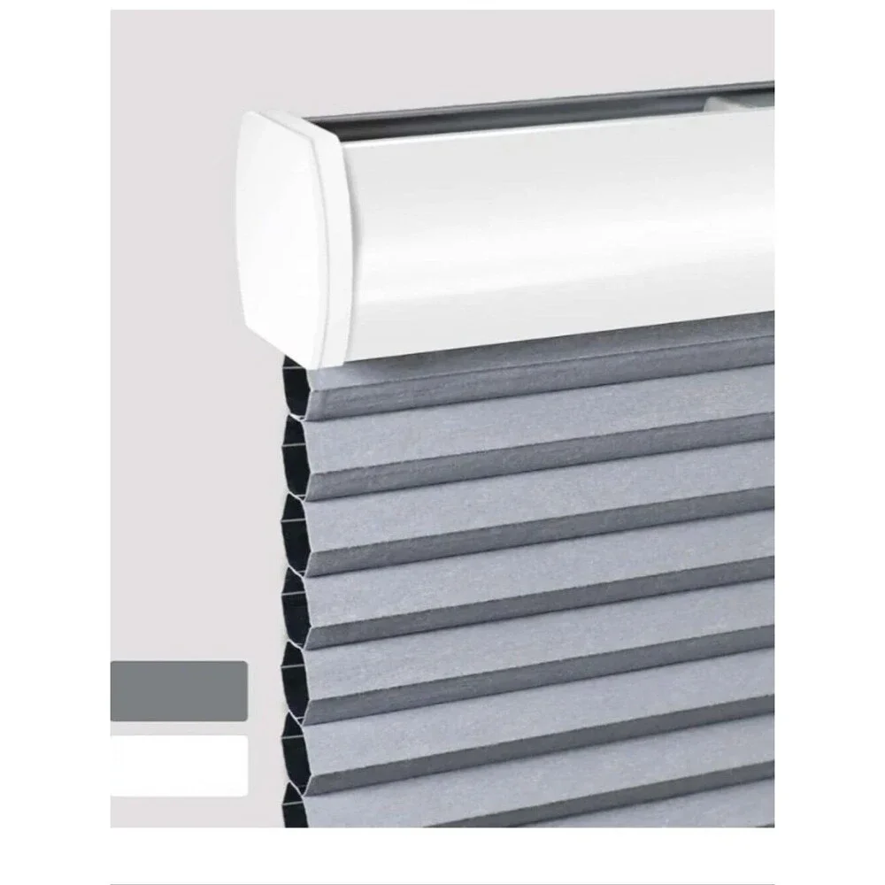 Luckup Cellular Cordless Blinds Gray And White 20